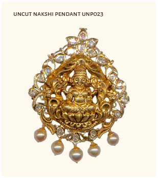 Uncut Pachi Nakshi Pendant