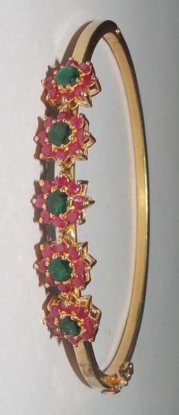 Emerald & Ruby Bracelet